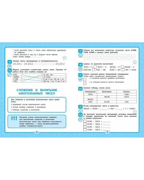 Математика. 4 класс. Решаем без ошибок