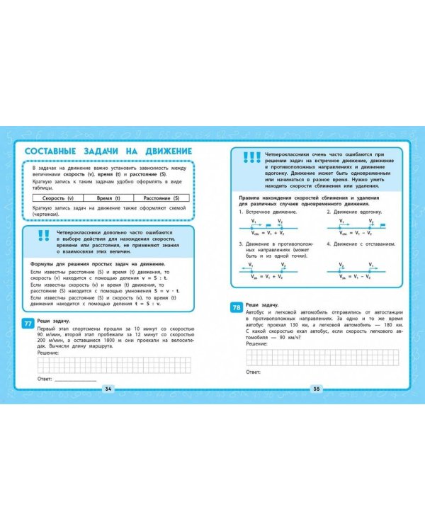 Математика. 4 класс. Решаем без ошибок