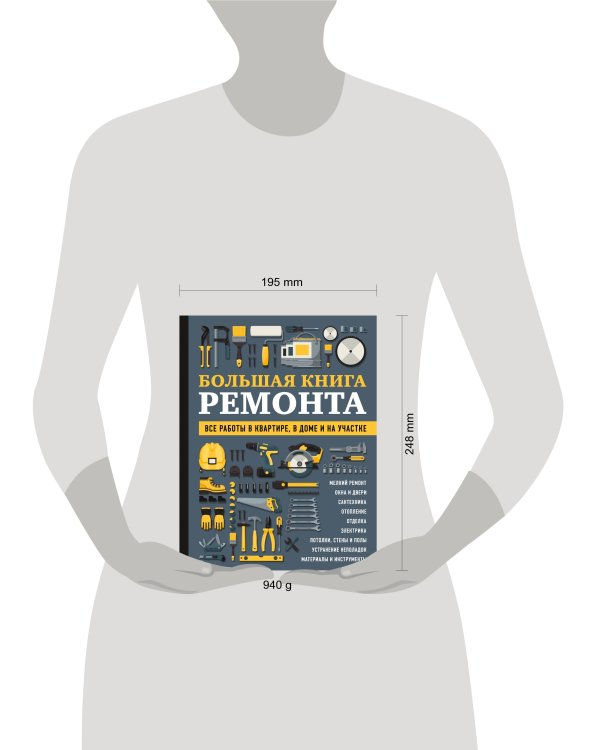 БОЛЬШАЯ КНИГА РЕМОНТА. Все работы в квартире, в доме и на участке