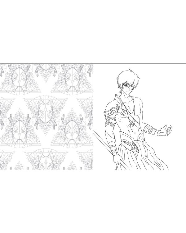 Я люблю раскрашивать мангу