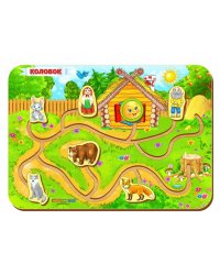 Деревянная игрушка. Сказки 'Колобок' (Арт. 114105)