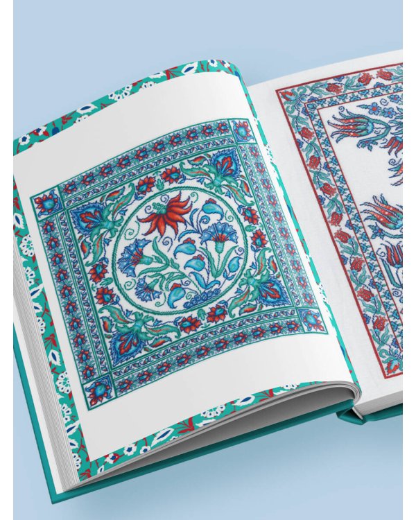 Вышивка крестиком, вдохновленная керамикой. Расписные изразцы.