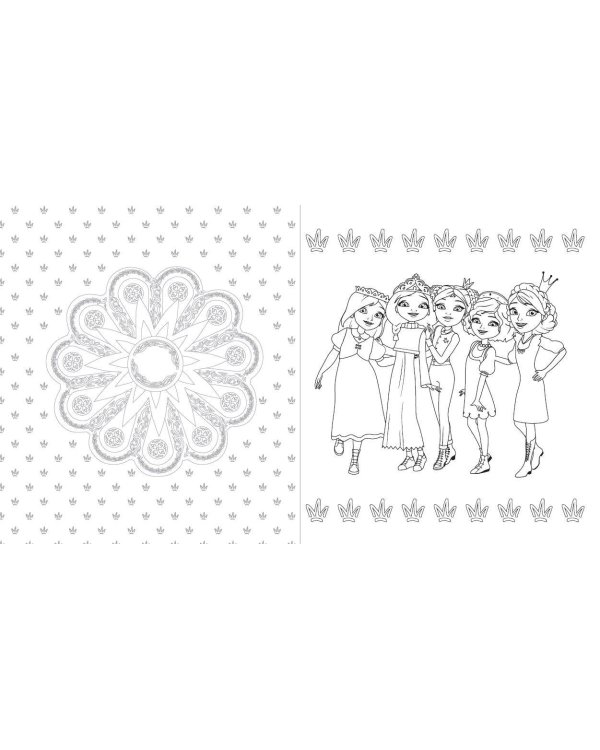 Я люблю раскрашивать. Царевны