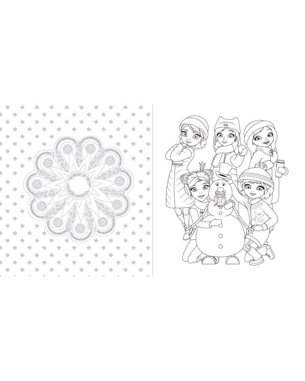 Я люблю раскрашивать. Царевны