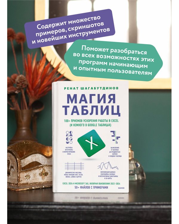 Магия таблиц. 100+ приемов ускорения работы в Excel (и немного в Google Таблицах)