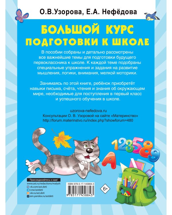 Большой курс подготовки к школе
