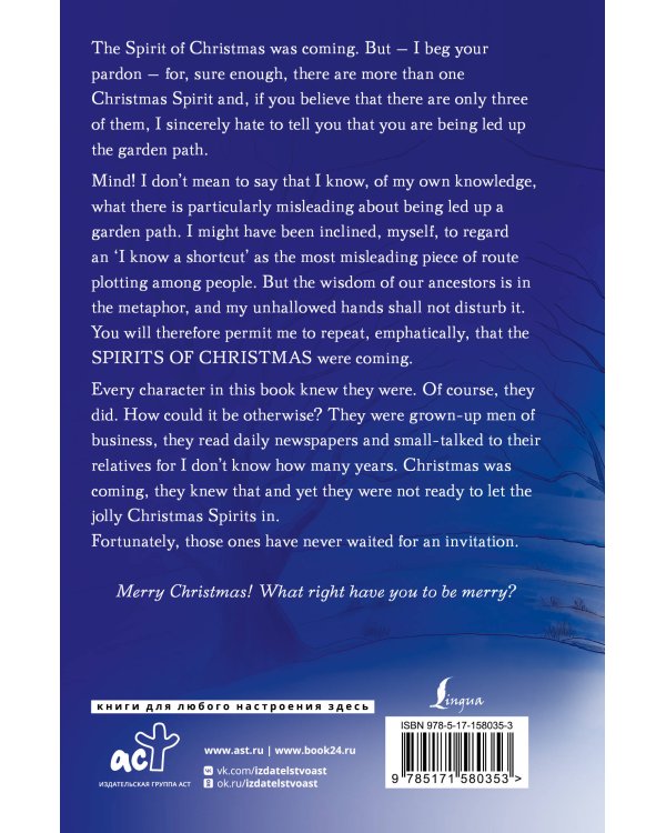 A Christmas Carol. In Prose. Being a Ghost Story of Christmas