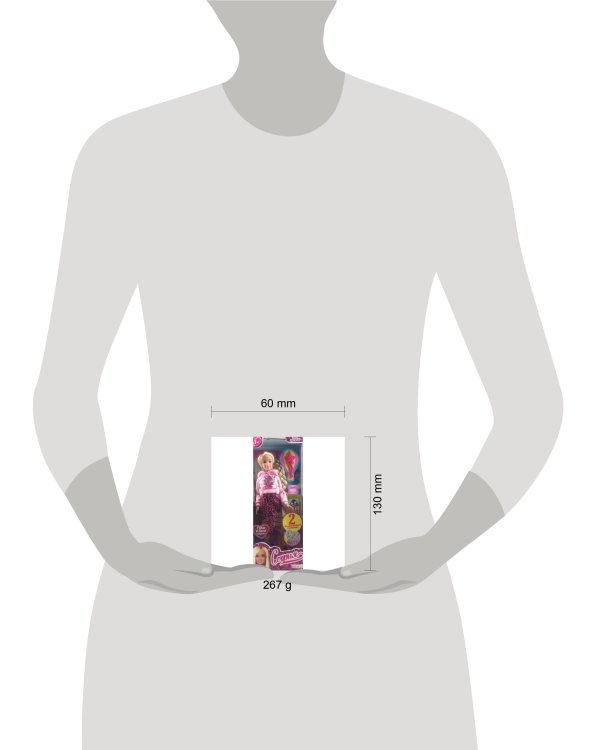 Кукла 29 см София беременная двойней, руки и ноги сгиб,  акс, кор КАРАПУЗ в кор.24шт