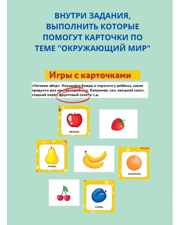 Окружающий мир. Книга-лото с карточками