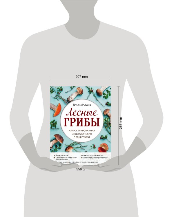 Лесные грибы. Иллюстрированная энциклопедия с рецептами