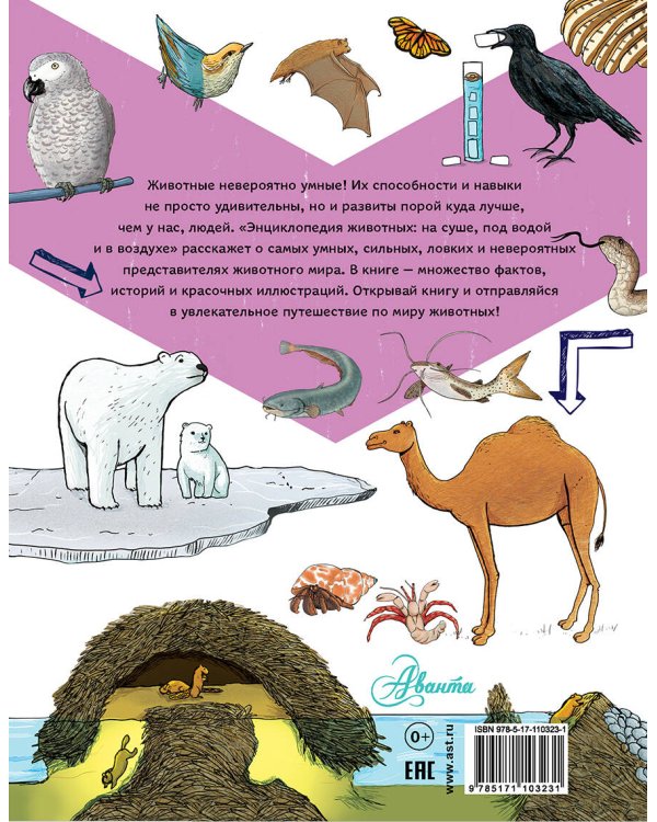 Энциклопедия животных: на суше, под водой и в воздухе