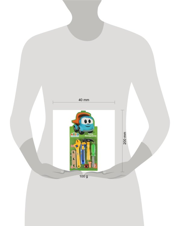 Набор инструментов Грузовичок Лева блист.20*29*3см ИГРАЕМ ВМЕСТЕ в кор.2*96шт