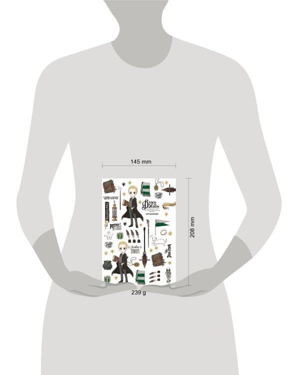 Драко Малфой. Ежедневник недатированный. Коллекция “Cute kids” (А5, 64 л., цветной блок)