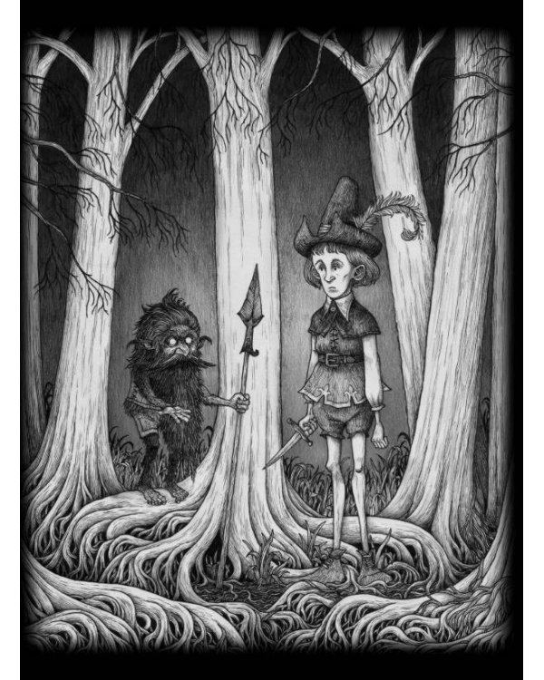 Страшные сказки братьев Гримм с иллюстрациями Д.К. Мортенсена