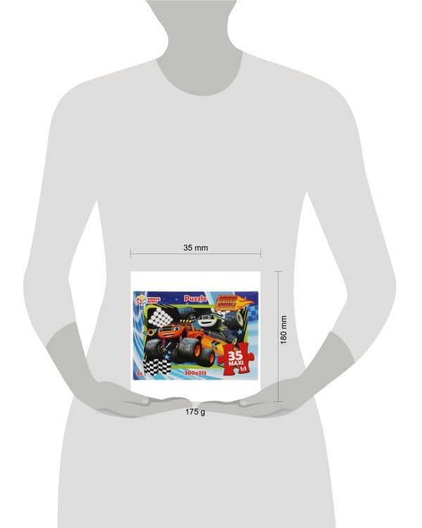 Суперджипы. Макси-пазлы  в коробке. Пазл 35 деталей. 180х127х35мм. Умные игры в кор.24шт