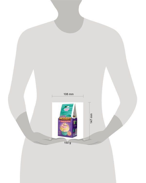 Игрушка ТМ "Slime" Слайм ДЕСЕРТ мини, Мятный капкейк, 155 г