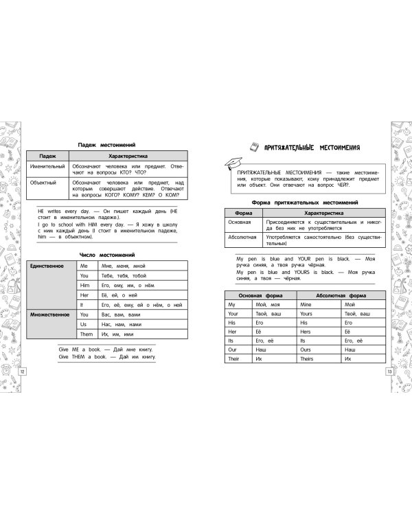 Английский язык в схемах, таблицах, рисунках