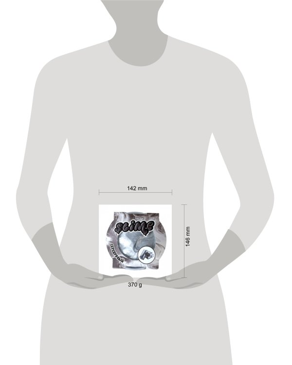 Игрушка ТМ "Slime "Mega", серебряный, 300 г.