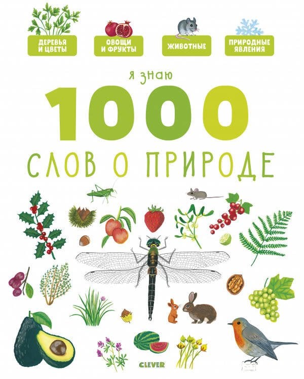 УдД. Главная книга малыша. Я знаю 1000 слов о природе