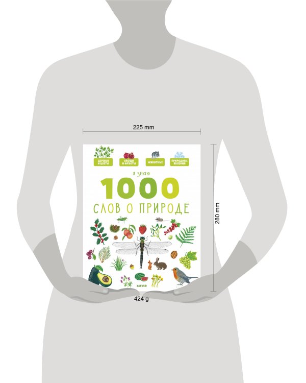 УдД. Главная книга малыша. Я знаю 1000 слов о природе