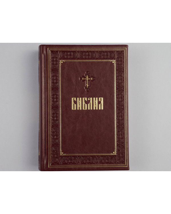 Библия. Книги Священного Писания Ветхого и Нового Завета. Подарочное издание с закрашенным обрезом