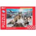 Волки в снегу. Пазлы классические в коробке. Пазл 1000 деталей. Умные игры в кор.10шт