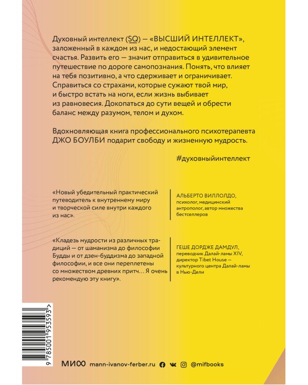 Духовный интеллект. Как SQ помогает обойти внутренние блоки на пути к подлинному счастью