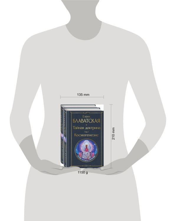Тайная доктрина (комплект из 2-х книг: "Тайная доктрина. Том 1 Космогенезис" и "Тайная доктрина. Том 2 Антропогенезис")