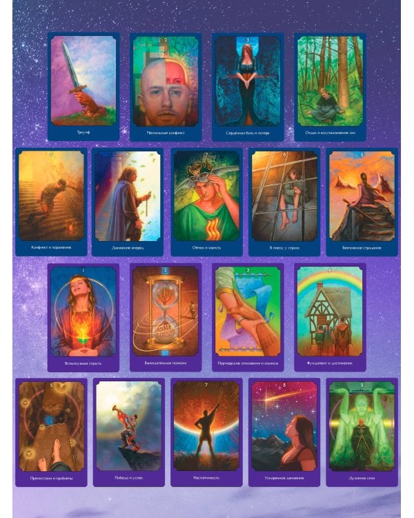 Экстрасенсорное Таро. The Psychic Tarot Oracle. 65 карт + подробное руководство