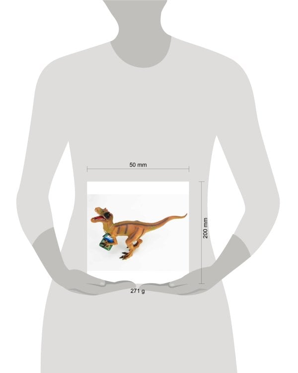 Игрушка пластизоль Играем Вместе динозавр Бол.Тираннозавр 27*10*21см, хэнтэг в пак. в кор.2*36шт