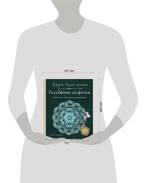 Ажурное вязание крючком. РЕЛЬЕФНЫЕ САЛФЕТКИ Елены Скрипиной