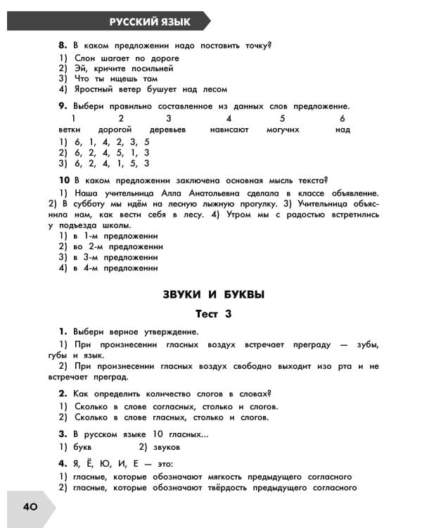 Русский язык в схемах и таблицах. Все темы школьного курса 2 класса с тестами.