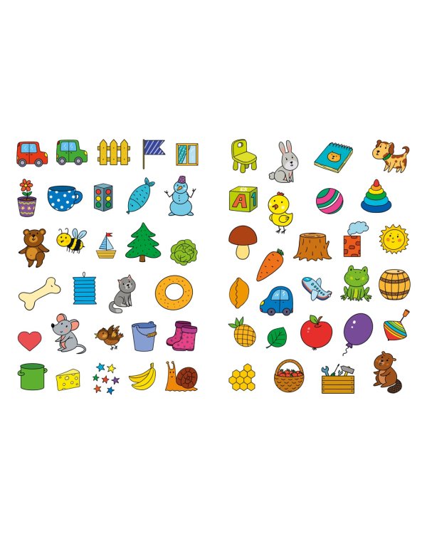 Тесты с логопедом (2-3 года) (с наклейками)