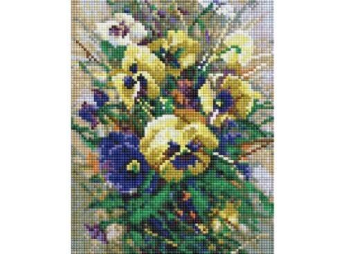 Мозаичные картины. Букет с анютками (425-ST-PS)