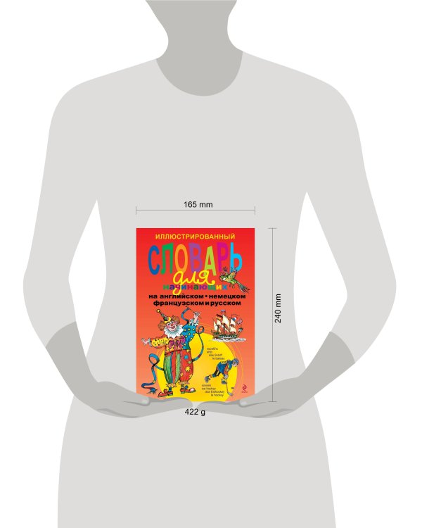 Иллюстрированный словарь для начинающих на английском, немецком, французском и русском