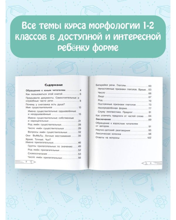 Русский язык. Личное дело частей речи. Морфология 1-2 классы