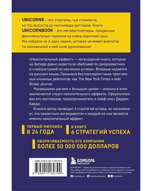 Накопительный эффект. От поступка - к привычке, от привычки - к выдающимся результатам