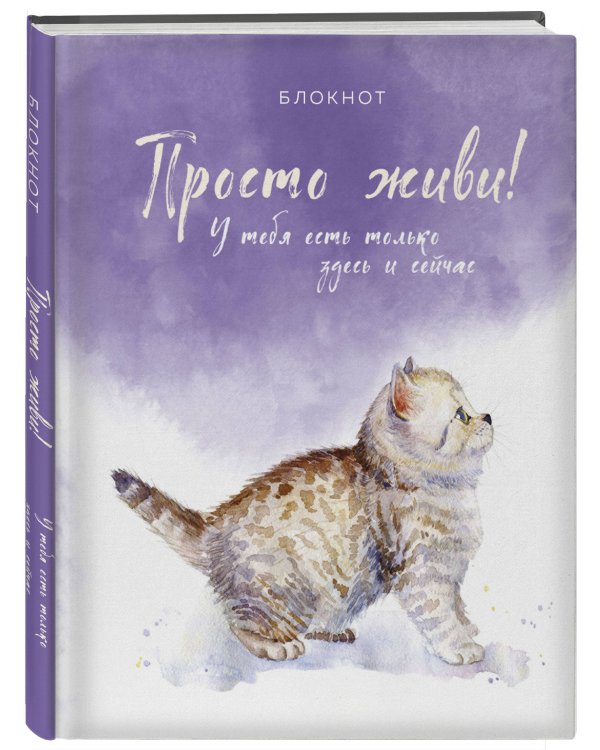 Блокнот. Просто живи! У тебя есть только здесь и сейчас