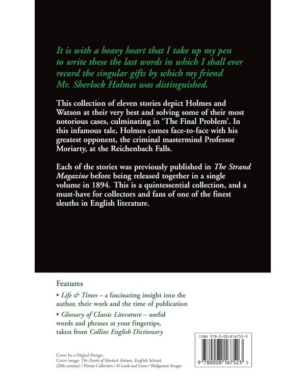 The memoirs of Sherlock Holmes (A. Conan Doyle) Мемуары Шерлока Холмса (Конан Дойл) /Книги на английском языке