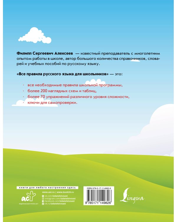 Все правила русского языка для школьников