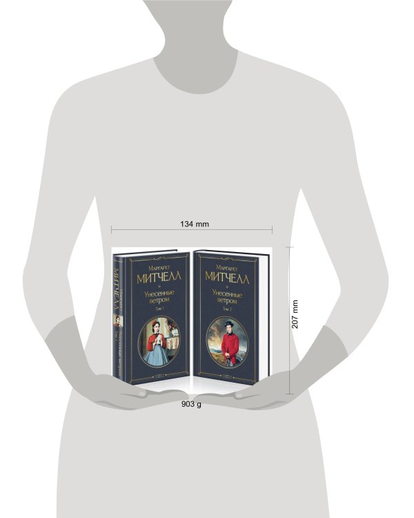 Унесенные ветром (комплект из 2 книг: том 1 и том 2)