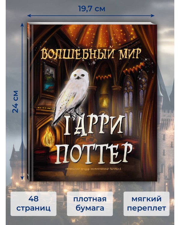 Волшебный мир Гарри Поттера. Раскраска