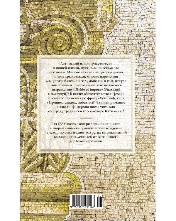 Большой словарь латинских цитат и выражений