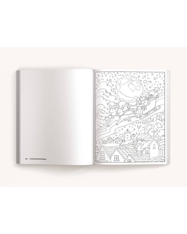 Color Me Christmas Coloring Book Раскрась меня Рождество раскраска /Книги на английском языке