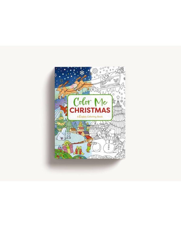 Color Me Christmas Coloring Book Раскрась меня Рождество раскраска /Книги на английском языке