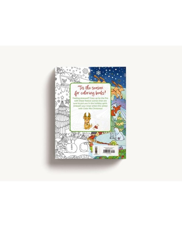 Color Me Christmas Coloring Book Раскрась меня Рождество раскраска /Книги на английском языке