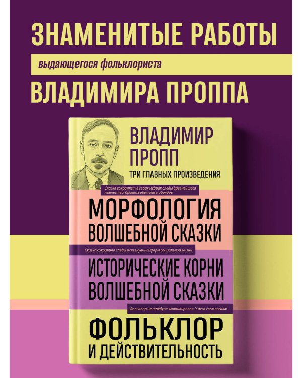 Владимир Пропп. Морфология волшебной сказки. Исторические корни волшебной сказки. Фольклор и действительность