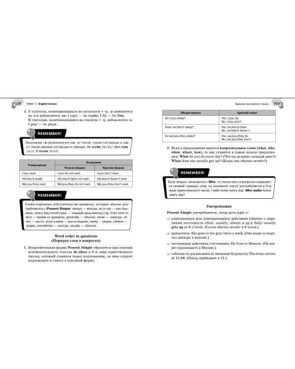 Справочник по английскому языку для 5-9 классов