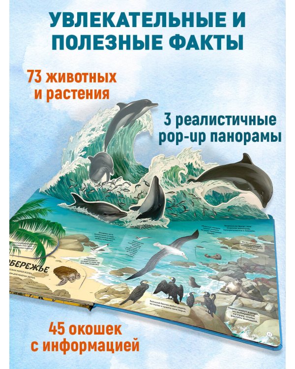 Животные и растения. Самая красивая энциклопедия с окошками, клапанами и 3D-панорамами