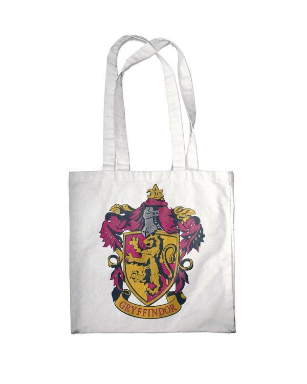 Сумка. Гриффиндор (белая, 38х43 см, длина ручек 58 см)